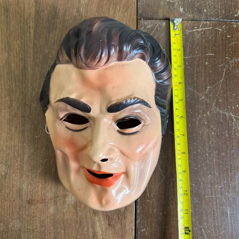Vintage‎ Clark Gable Halloween Costume Plastic Face Mask